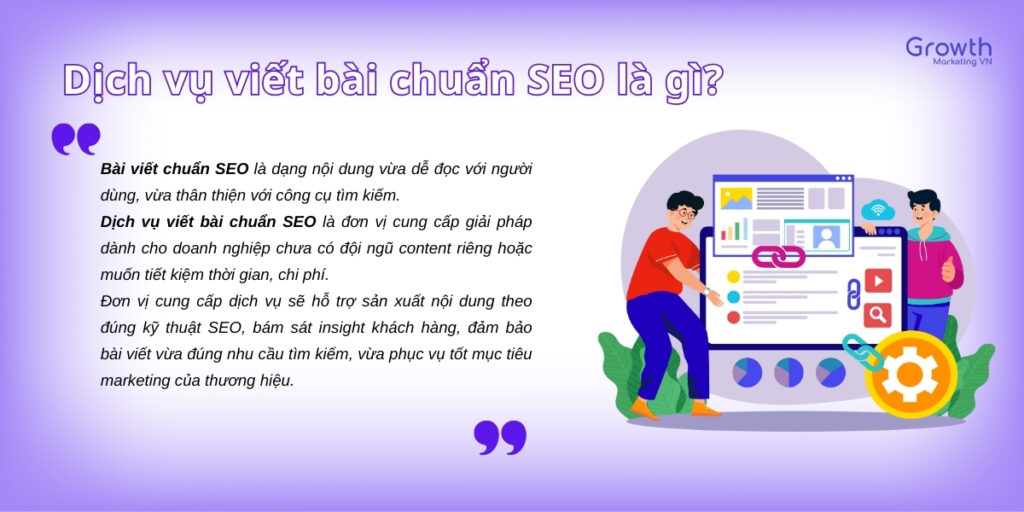 Dịch vụ viết bài chuẩn SEO là gì